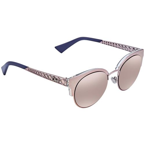 Kính Mát Dior Diorama Mini Gray Rose Gold Cat Eye Ladies Sunglasses DIORAMAMINI S8R/0J